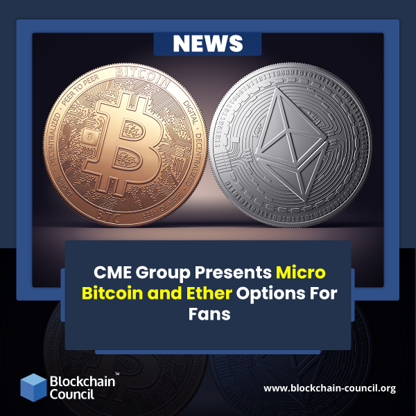 Cme Group Presents Micro Bitcoin And Ether Options For Fans