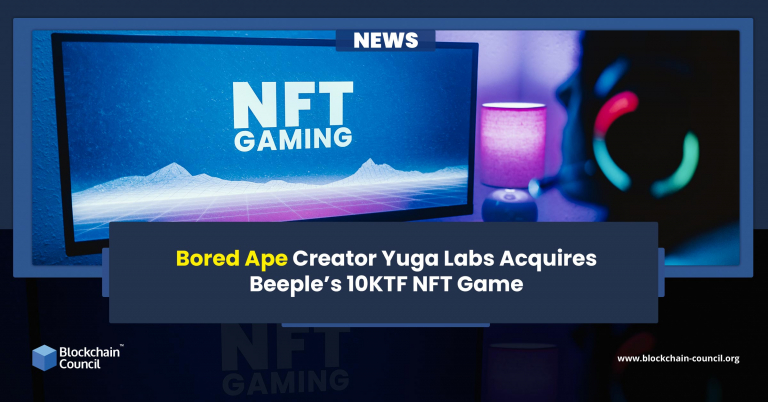 Bored Ape Creator Yuga Labs Acquires Beeples 10KTF NFT Game