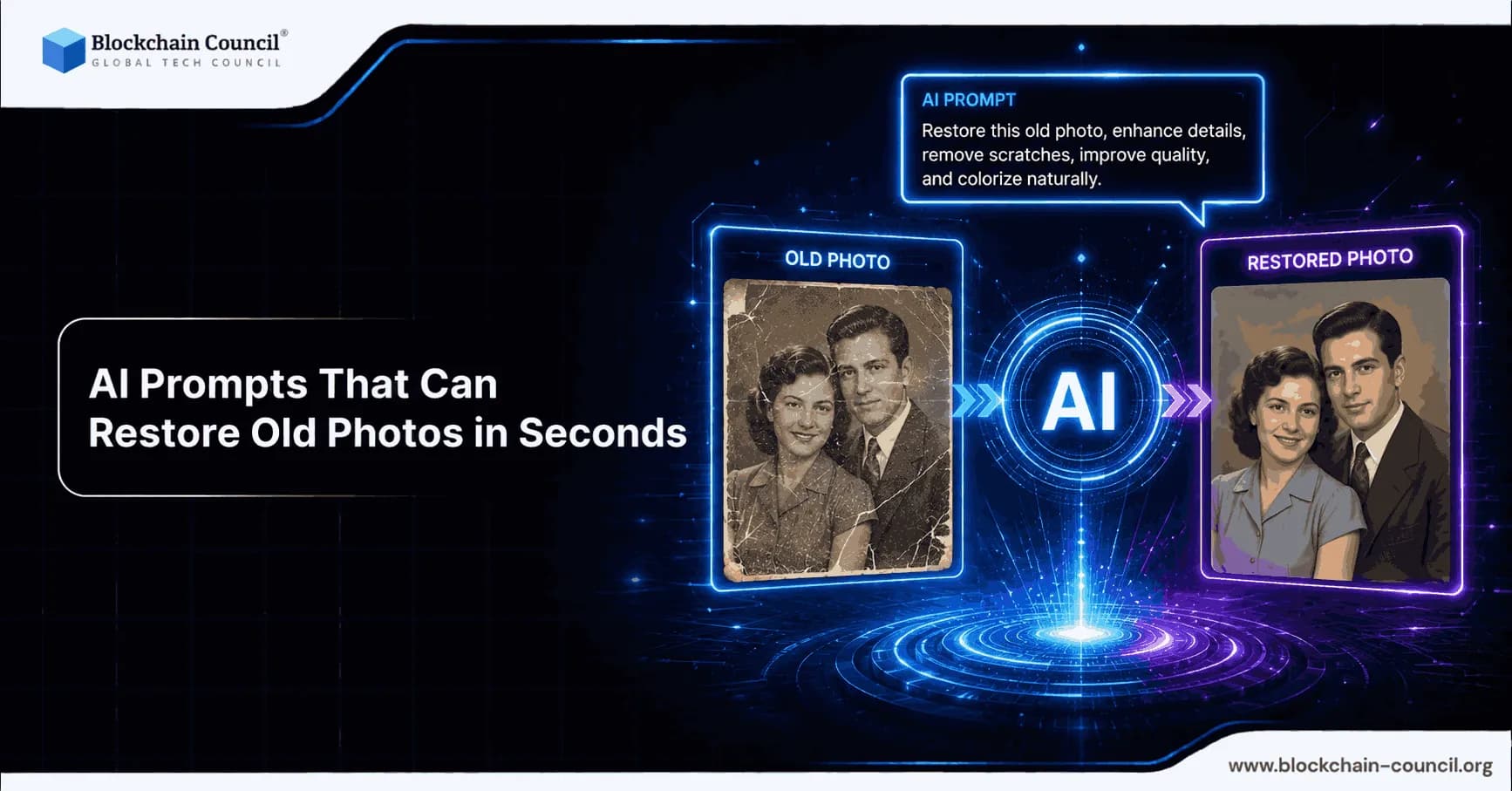 AI Prompts That Can Restore Old Photos in Seconds