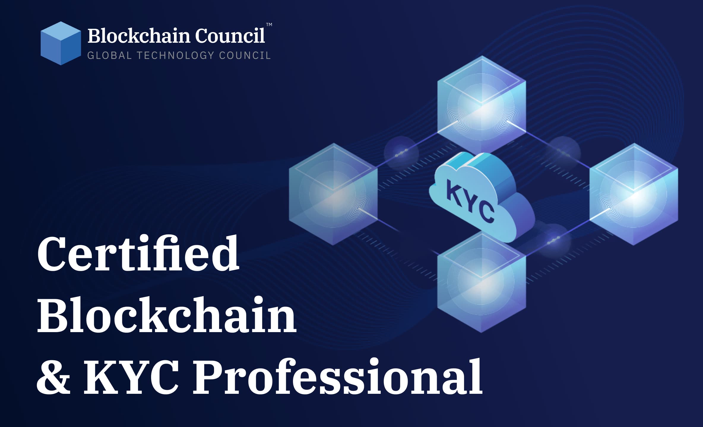 Professional holding blockchain certification