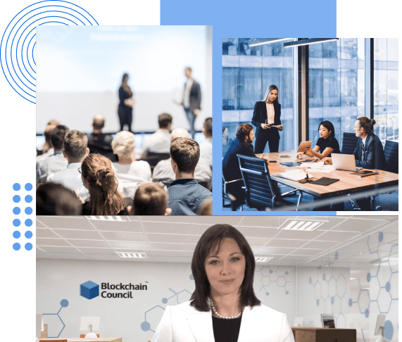 Learner studying blockchain and AI certifications