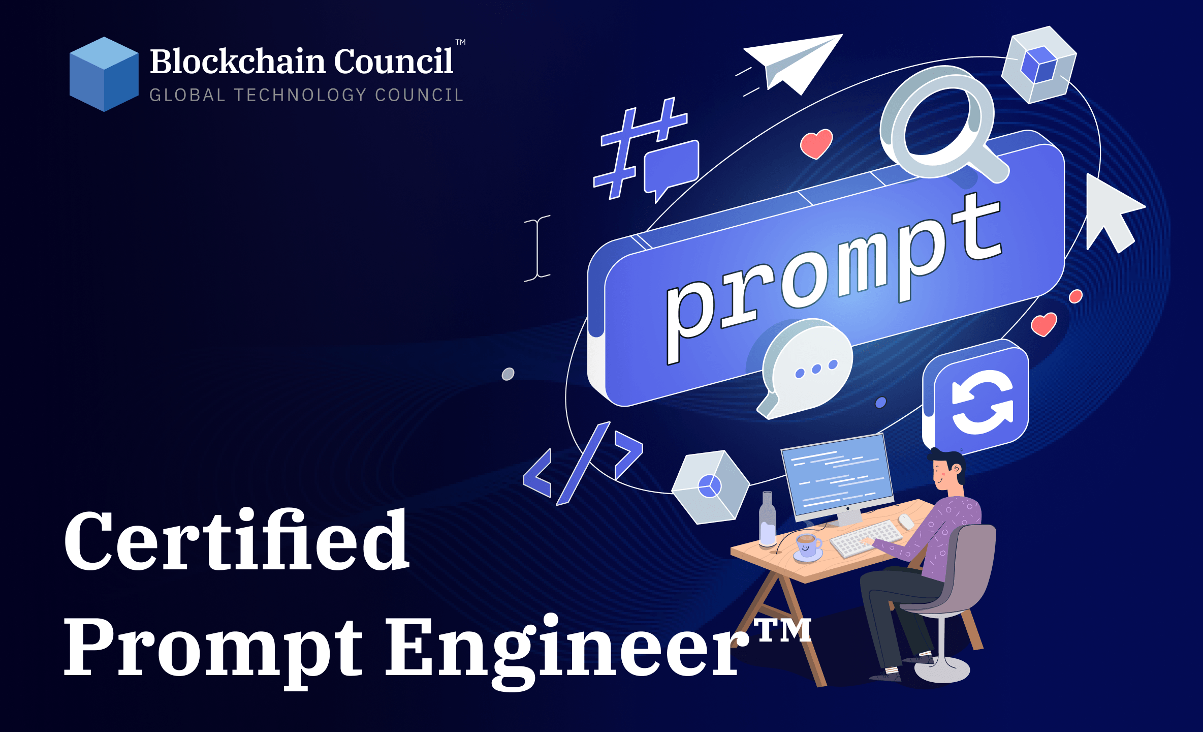 Professional holding blockchain certification