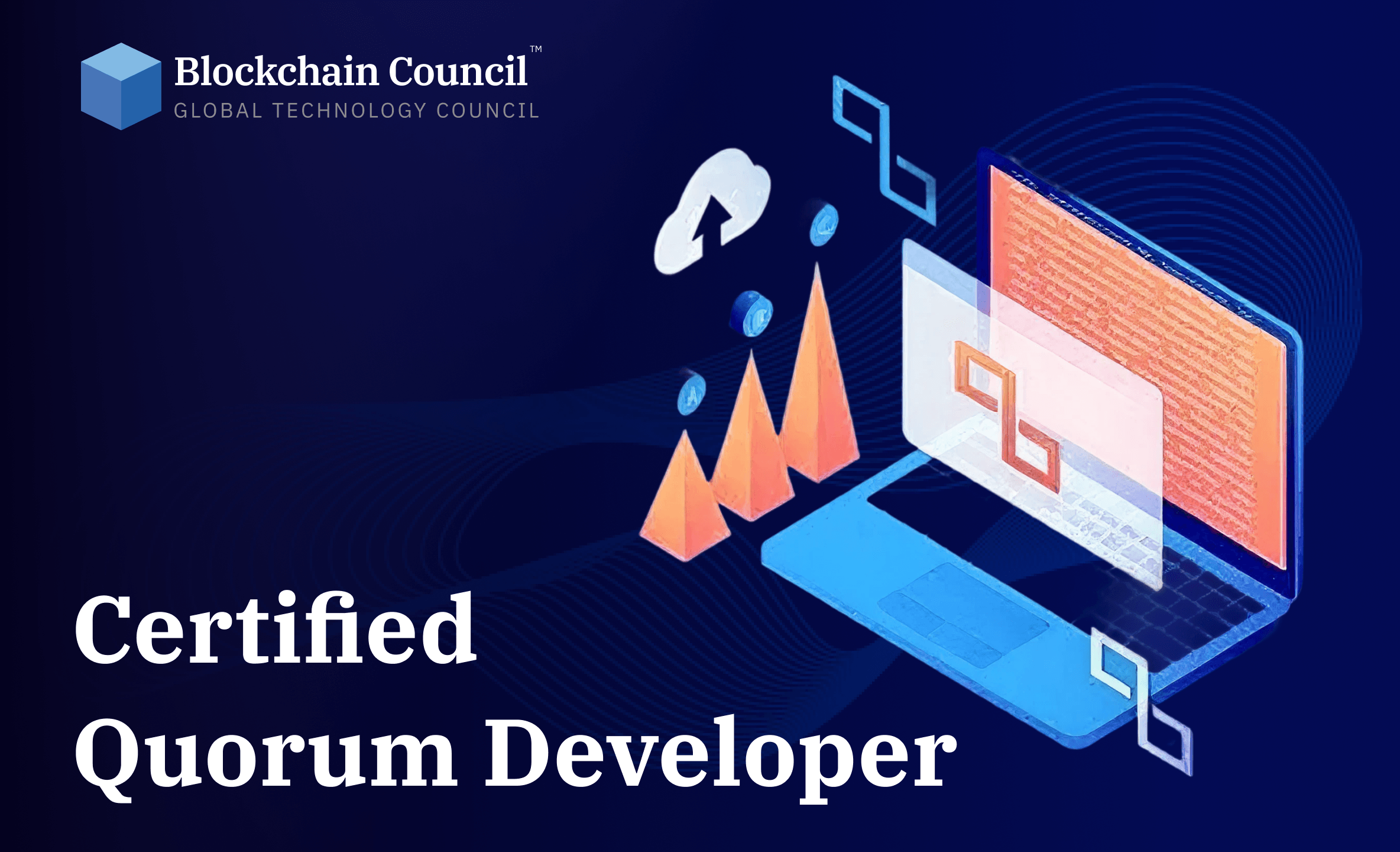 Professional holding blockchain certification