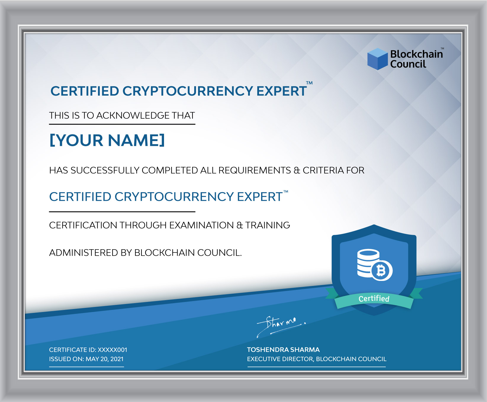 best blockchain certification turned into a cryptocurrency