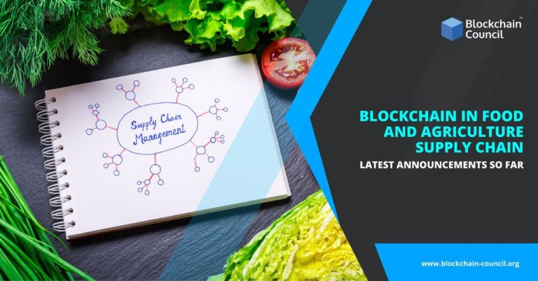 Blockchain In Food And Agriculture Supply Chain- Latest Announcements ...