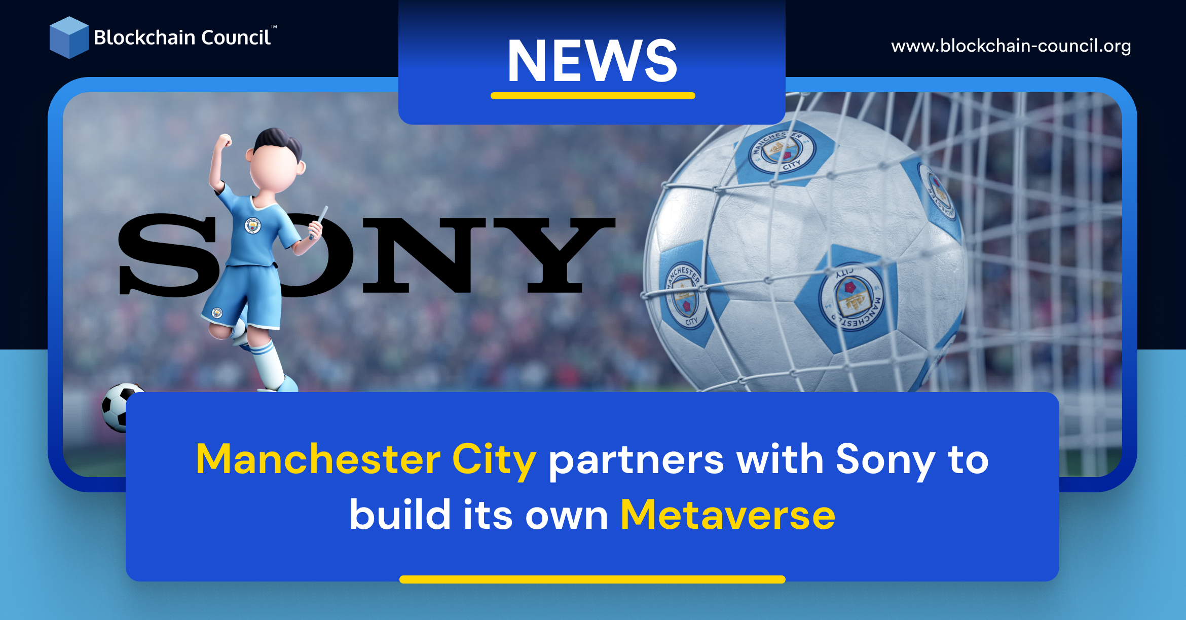NFT Latest News  Manchester City is Building the First Soccer Stadium  Metaverse