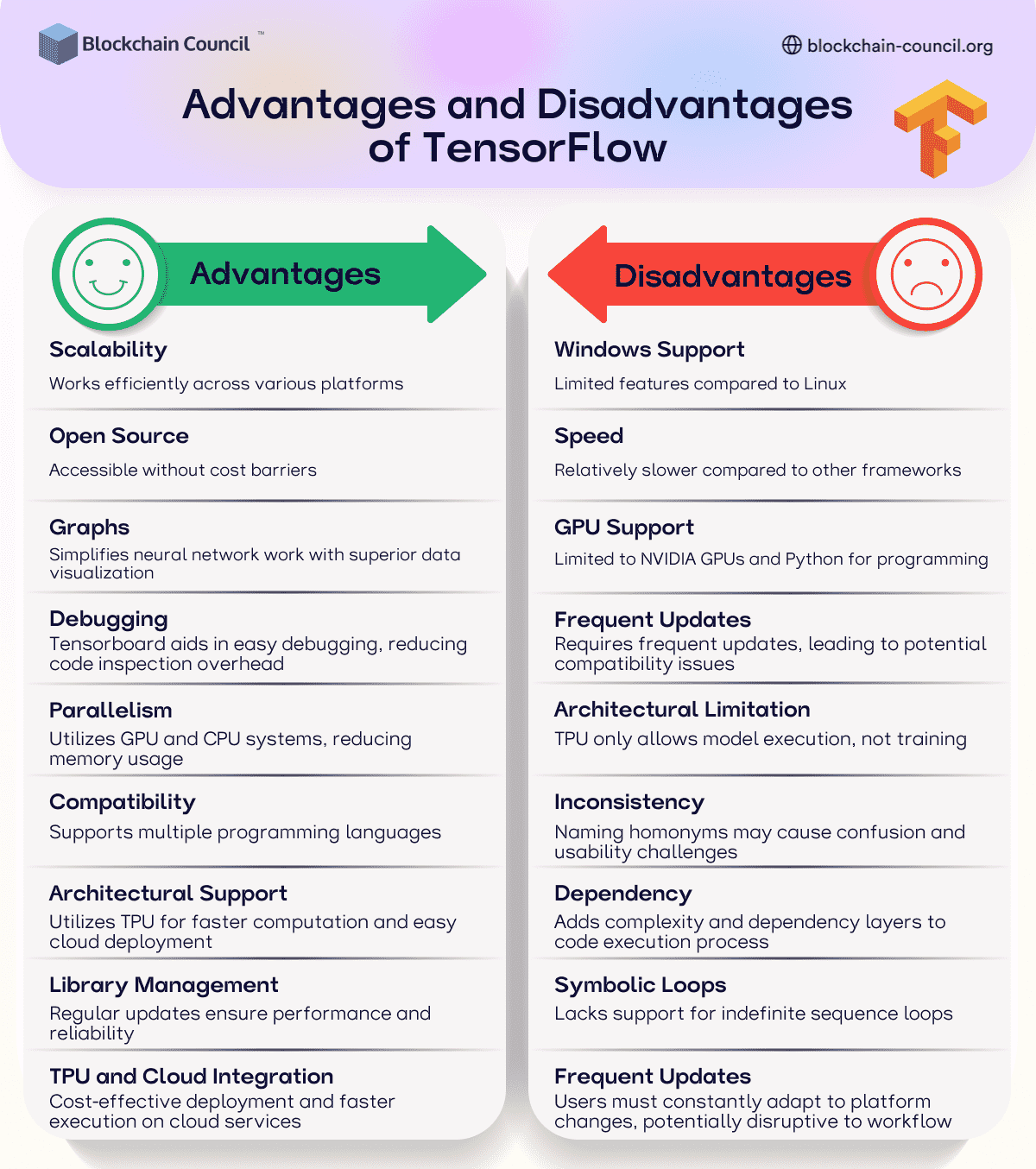 Advantages and Disadvantages of TensorFlow