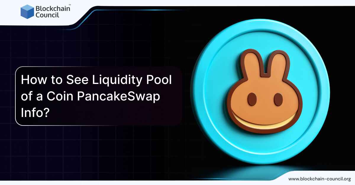 how to see liquidity pool of a coin pancakeswap info