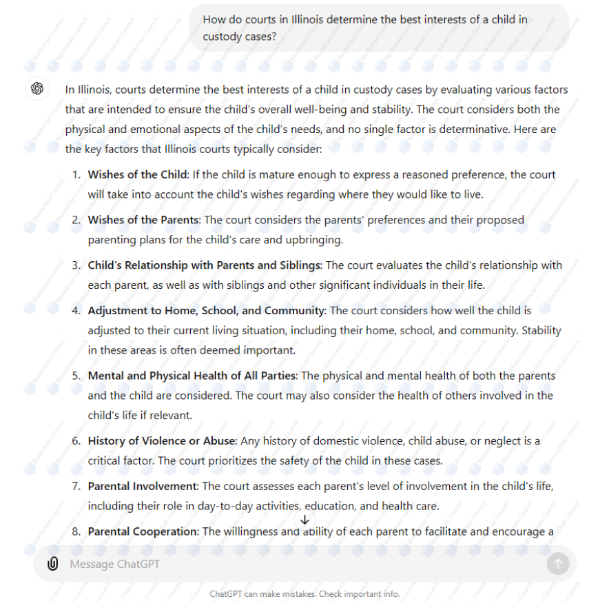 How to Ask ChatGPT About the Laws of Family Court?