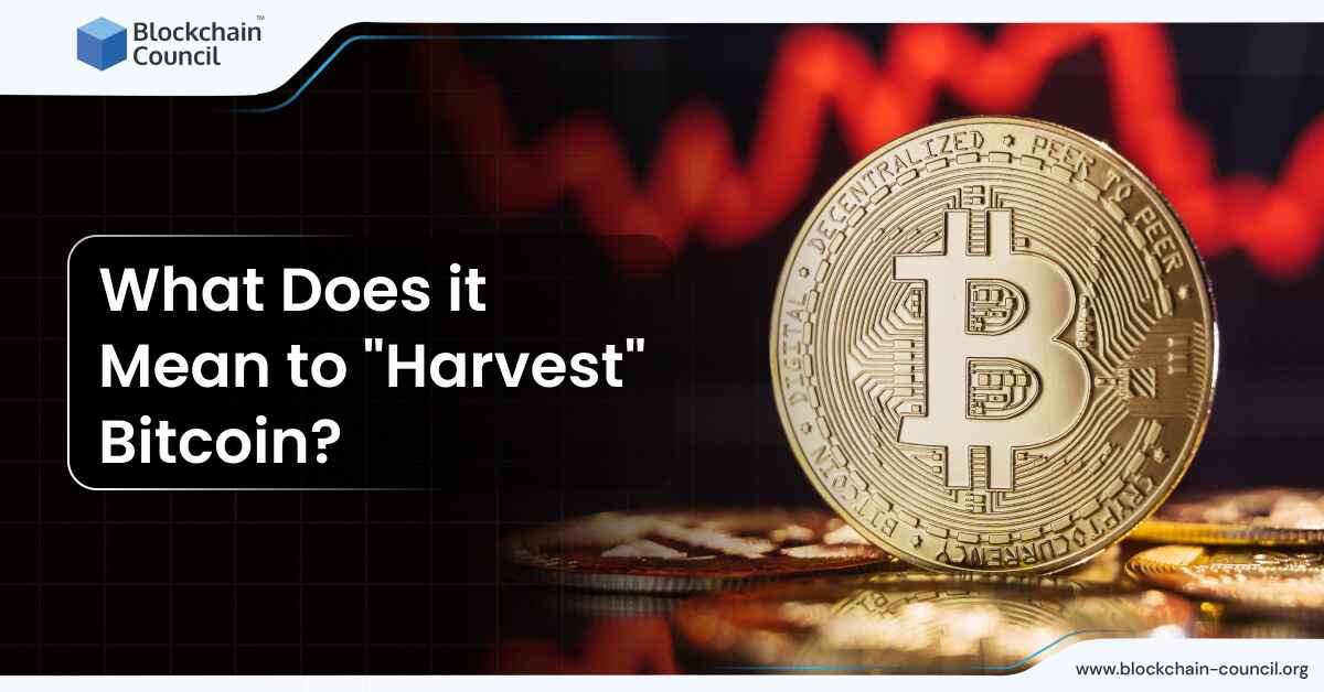 What Does it Mean to “Harvest” Bitcoin?